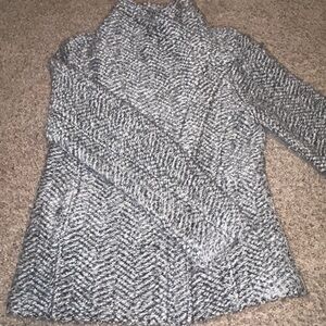 Cupcakes & Cashmere Textured Gray Jacket